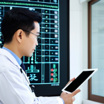 AI-Powered TCM Diagnosis**

"A modern Arabic doctor, wearing professional attire, using a tablet displaying complex data visualizations of vital energy patterns. Background: a clean, high-tech medical clinic with subtle Arabic design elements. Focus on the integration of technology and human expertise in Traditional Chinese Medicine diagnosis. safe for work, appropriate content, fully clothed, professional, perfect anatomy, correct proportions, natural pose, high quality."

**